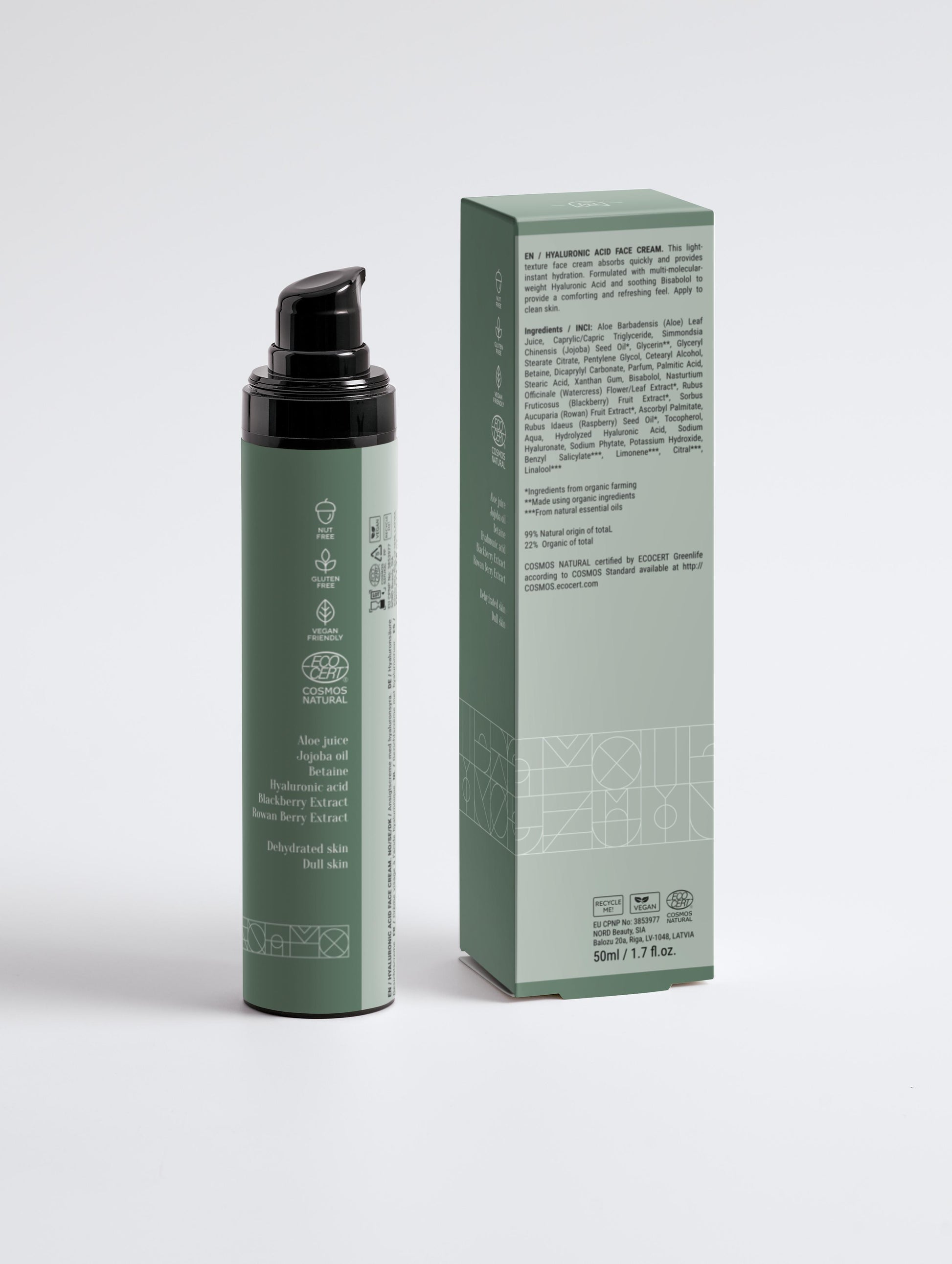 Crema Facial Ligera Homme – Ácido Hialurónico