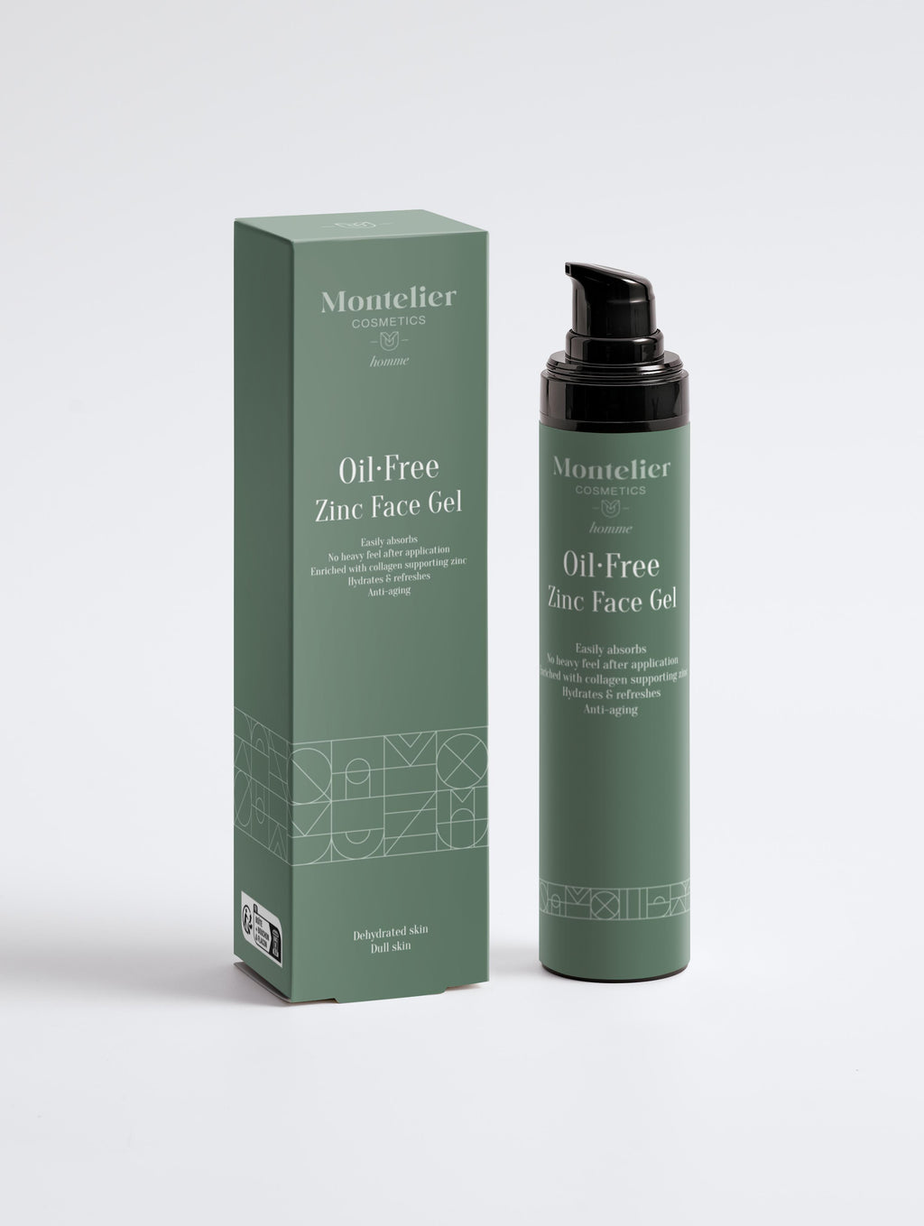 Gel facial con zinc- textura no grasa