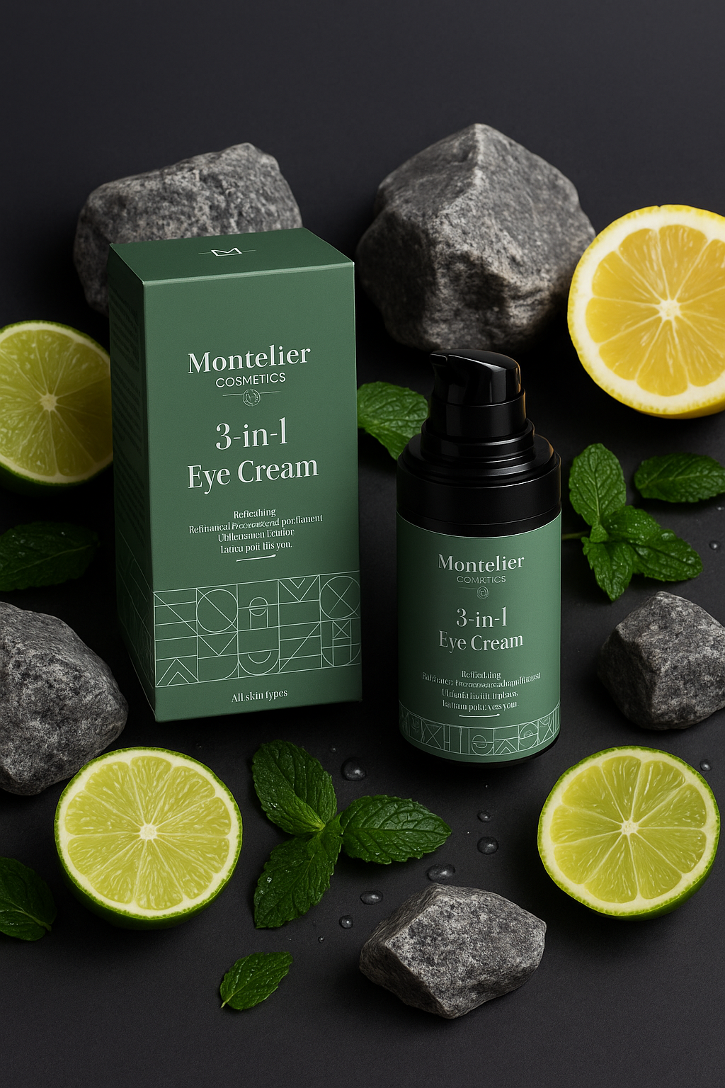 Contorno de ojos 3 en 1 Homme–antiedad, hidratante y defatigante