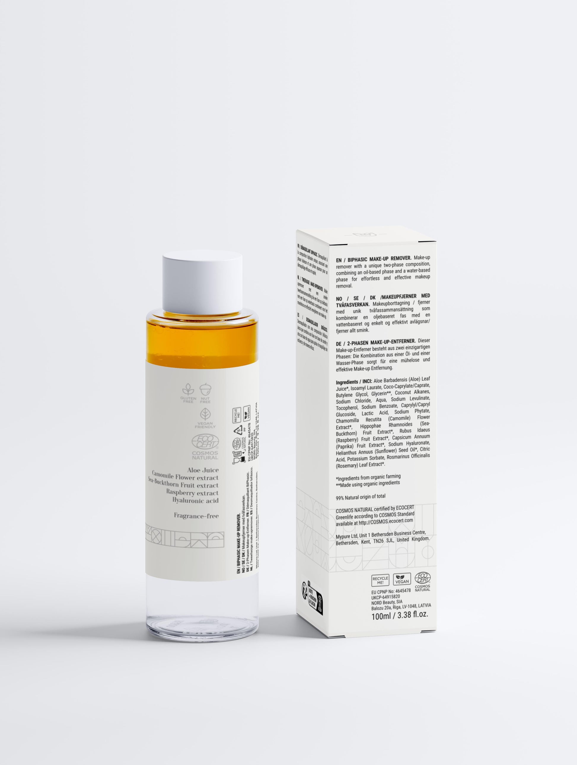 Desmaquillante Bifásico sin Perfume – Rostro y Ojos